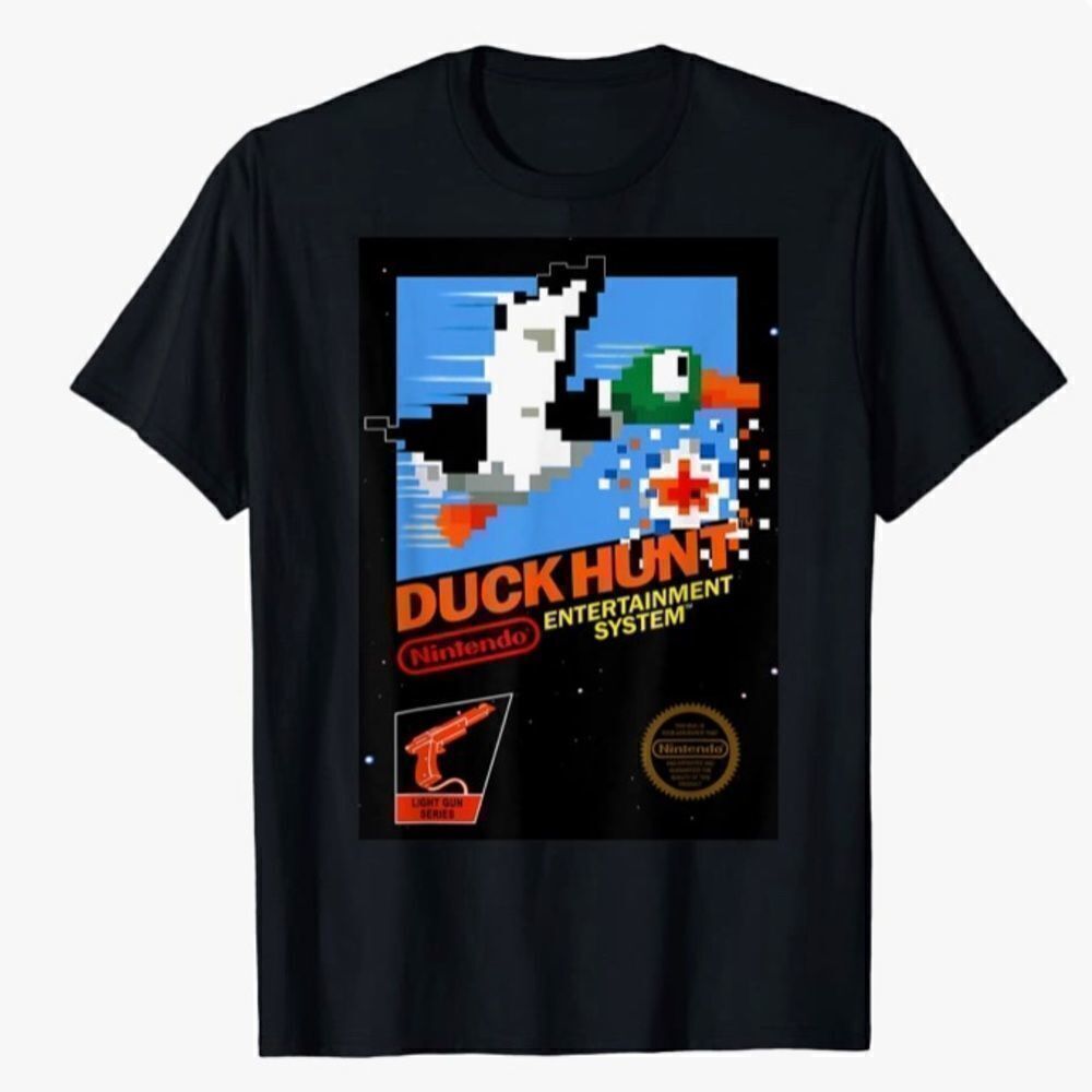 Fifth Sun Nintendo Duck Hunt Tee in Size Junior Large